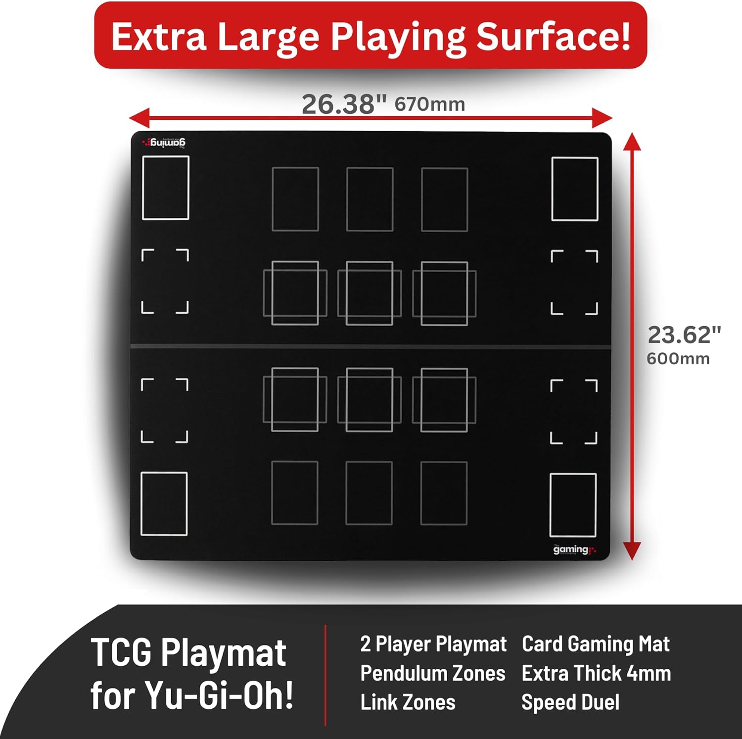 Deluxe YuGiOh 2 player Speed Duel Mat. – The Gaming Mat Company