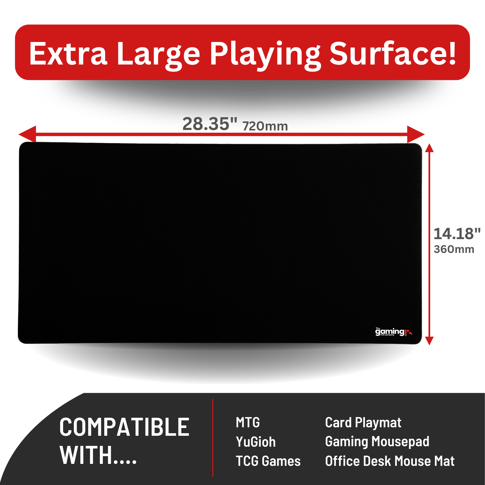 The Gaming Mat Company Single Player MTG Playmat & Gaming Mouse Pad -