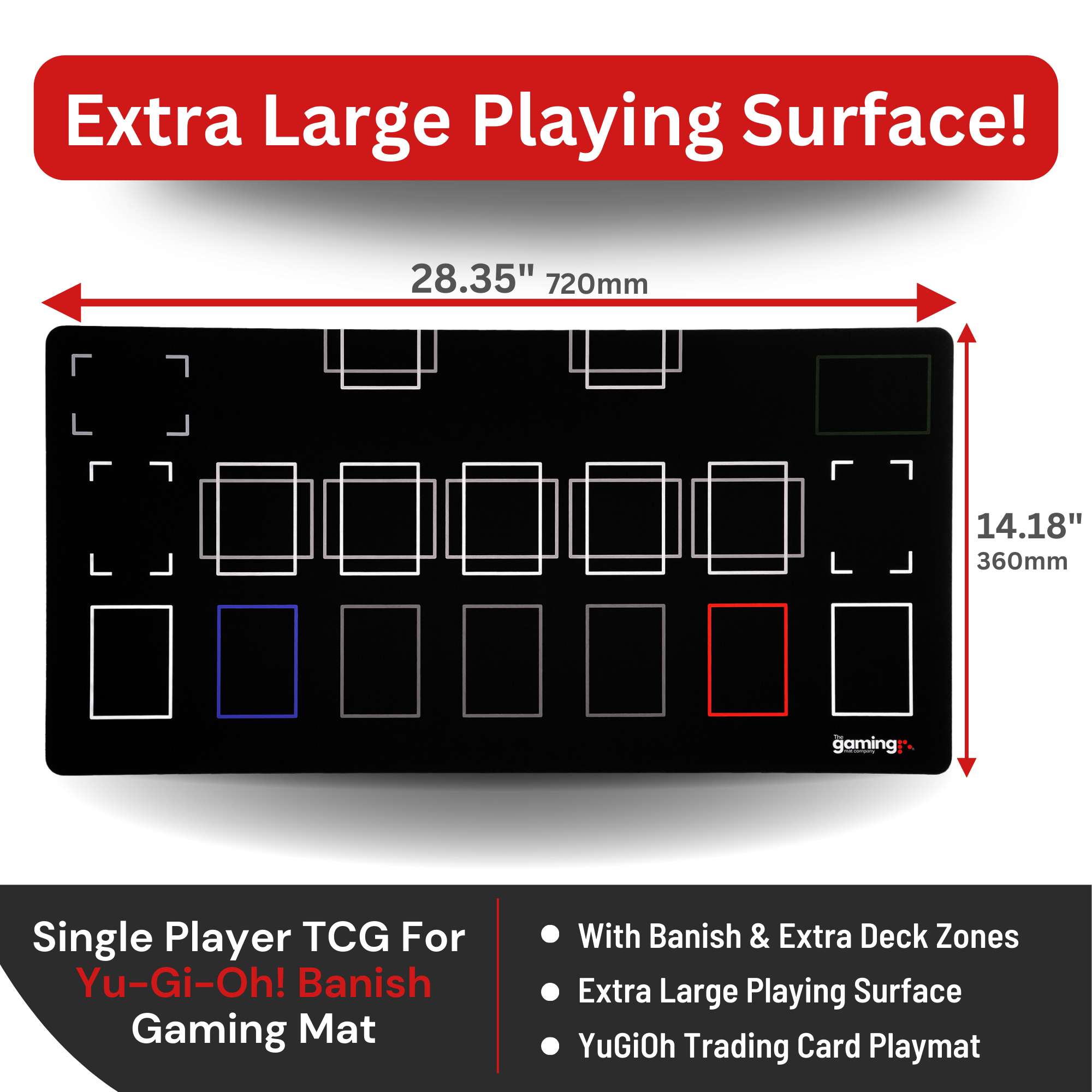 The Gaming Mat Company Compatible with YuGiOh Banish Single Player TCG