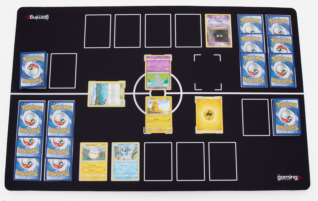 GMC Deluxe 2 Player Compatible Black & White Pokemon Stadium Mat Board Playmat & Carry Case Tube GMC Deluxe 2 Player Compatible Black & White Pokemon Stadium Mat Board Playmat & Carry Case Tube