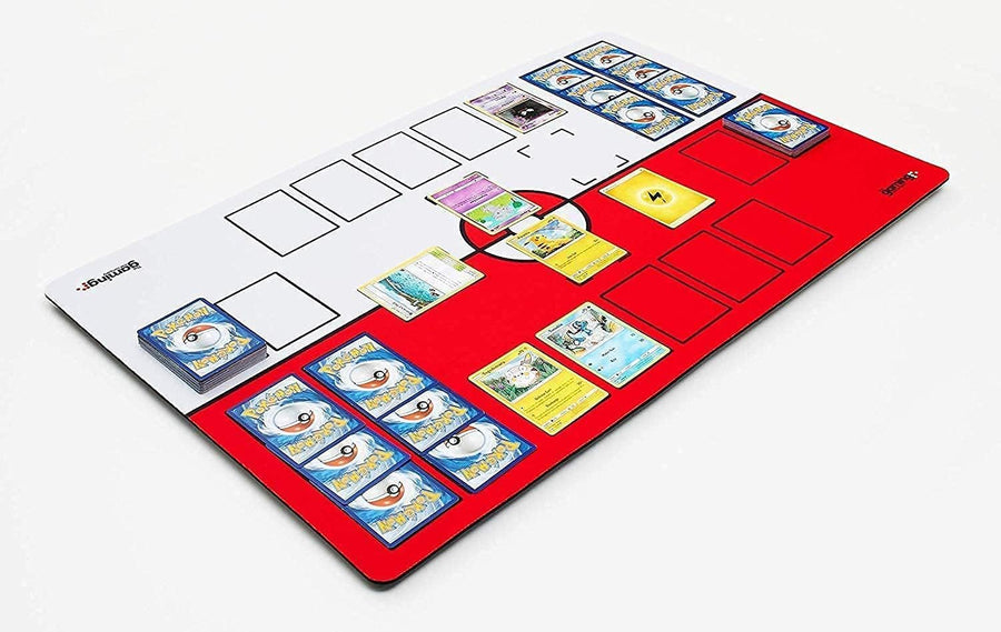 pokemon trading card game battle mat Designed for two player action with a playing surface of 710mm x 456mm there is plenty of room for all your Pokmon and energy cards Pokemon Trading Card Game 2-player