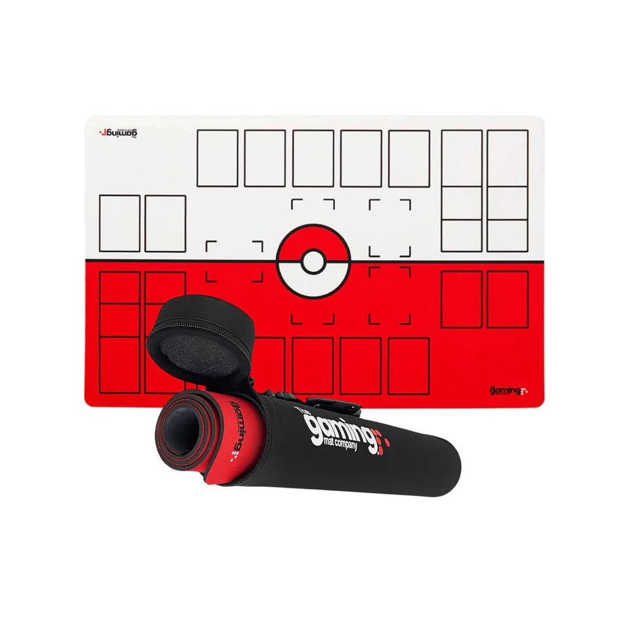 The Gaming Mat Company 2 Player Compatible Pokemon Playmat with Carry Case- 28
