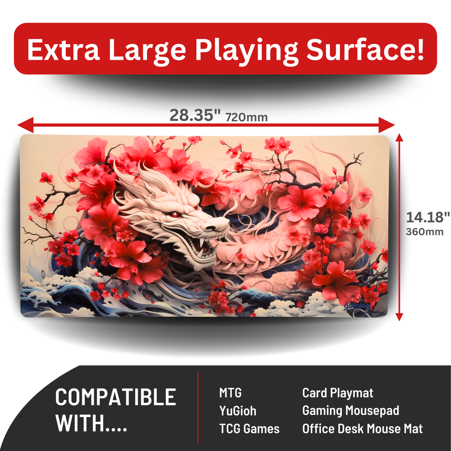 The Gaming Mat Company Single Player MTG Playmat & Gaming Mouse Pad - 28