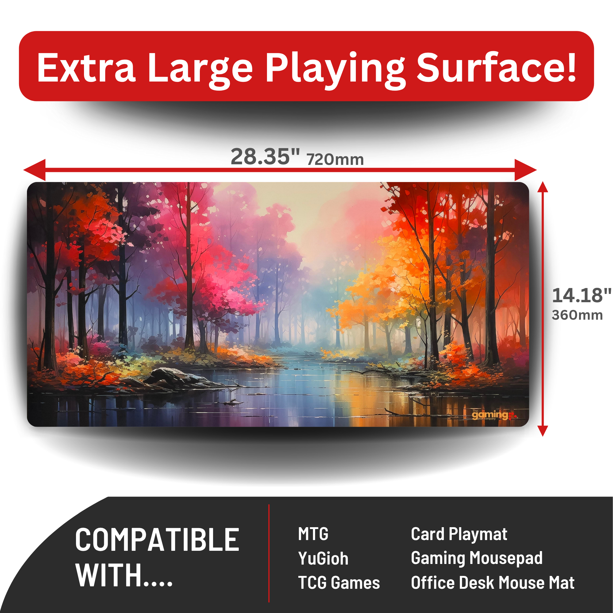 The Gaming Mat Company Single Player MTG Playmat & Gaming Mouse Pad