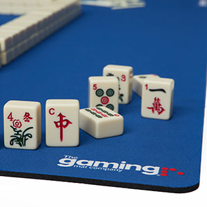 Deluxe Anti Slip Noise Thick Mahjong Dominoes Poker Card Game Mat Board Table Cover 33” x 33” - Blue