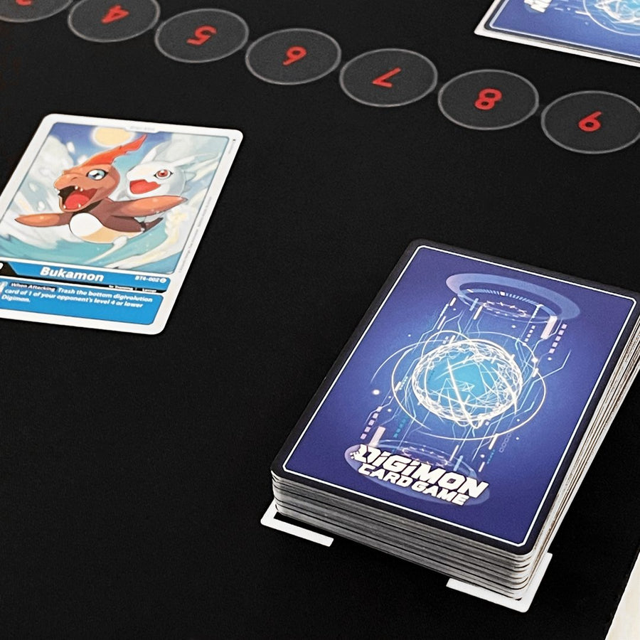 digimon card playmat Deluxe 2 Player Digimon TCG Playmat & Carry Tube