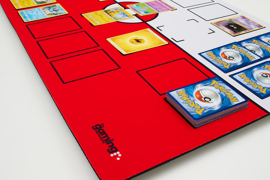 GMC Classic Red & White Pokemon Gaming Playmat