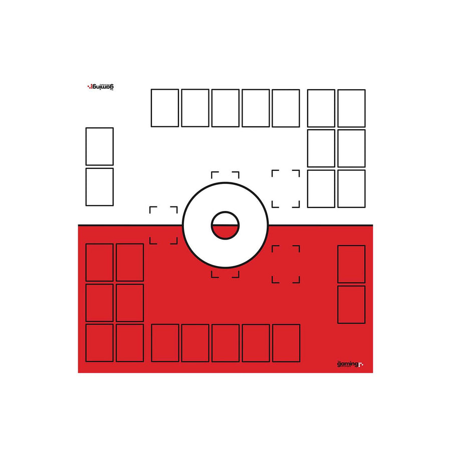 GMC V2 Red & White Pokemon Gaming Playmat Board